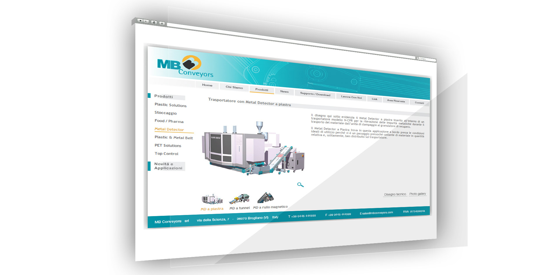 Web site: MB Conveyors srl