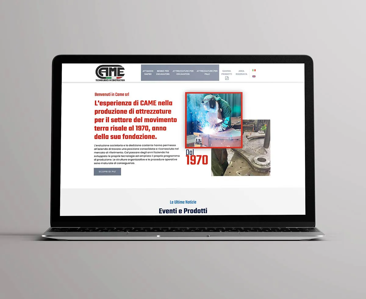 Came Srl — Sito Istituzionale con Backend Custom