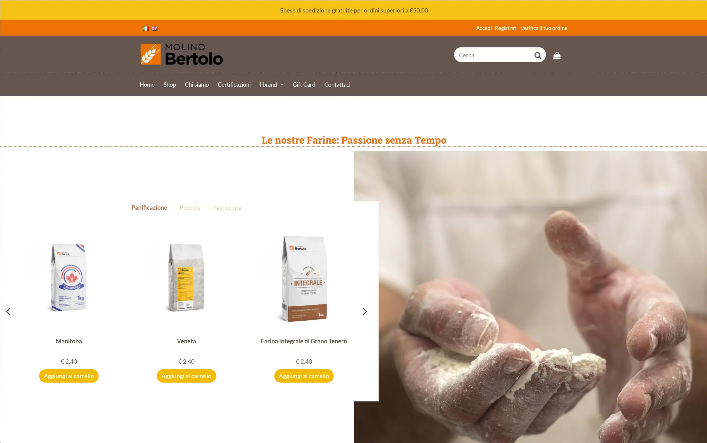 E-shop Molino Bertolo